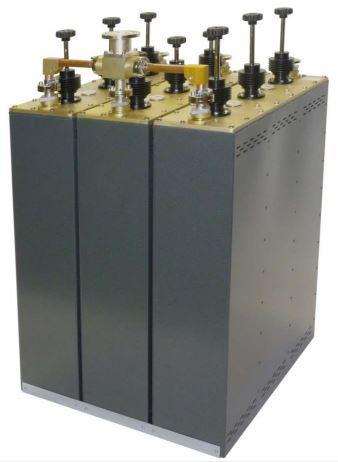 FM radio star point tri-combiner, 87.5-108MHz, 7/8″ EIA and 1-5/8″ EIA, 1.5MHz spacing, 3 x 2.5kW